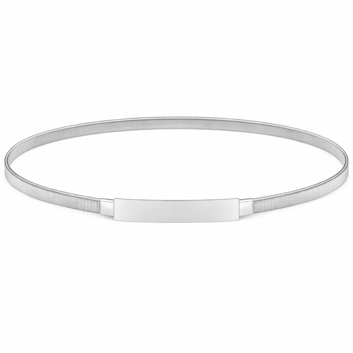 Dailygoods- Tailleriem Goud - Verstelbare Damesriem - Smalle Riem - Elastische Riem - Mode Accessoire - Hoogwaardige Metaallegering