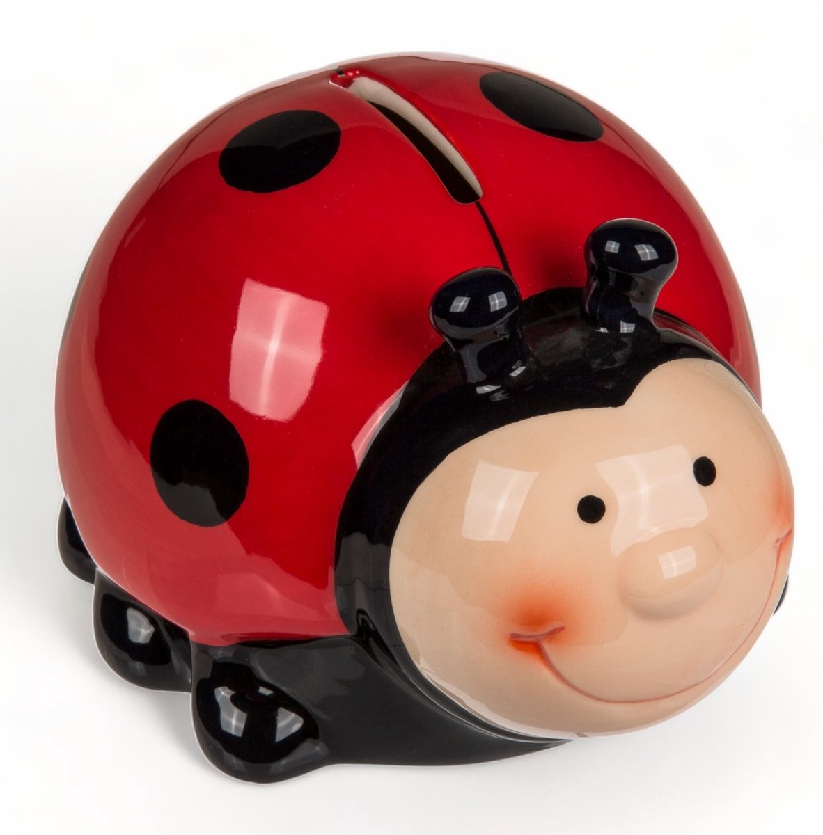 Dailygoods- Spaarpot met slot - Keramisch - Schattig design - Voor volwassenen/kinderen - Decoratief object - Veilig voor spaargeld - Spaarvarken