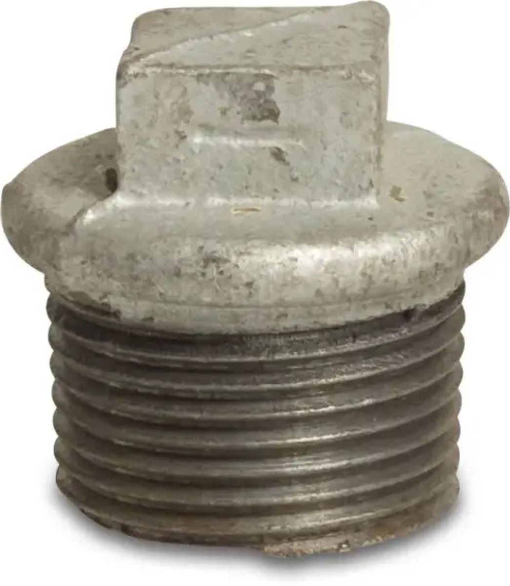Profec Nr. 290 Plug gietijzer gegalvaniseerd 1/4" buitendraad 25bar DVGW