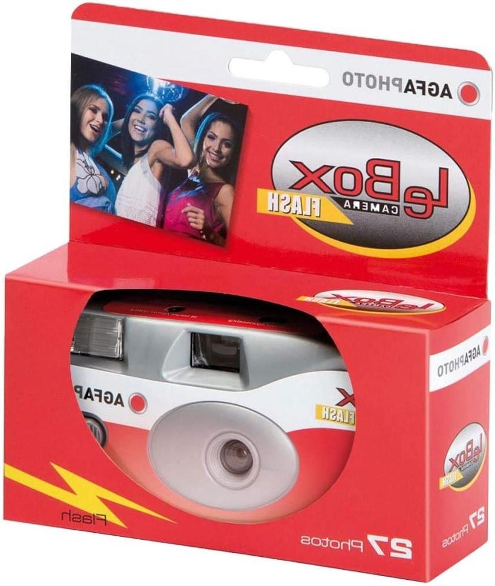 Wegwerpcamera met flits - Eenmalige camera - Herinneringen vastleggen - Inclusief flitser - 10 stuks - Zwart