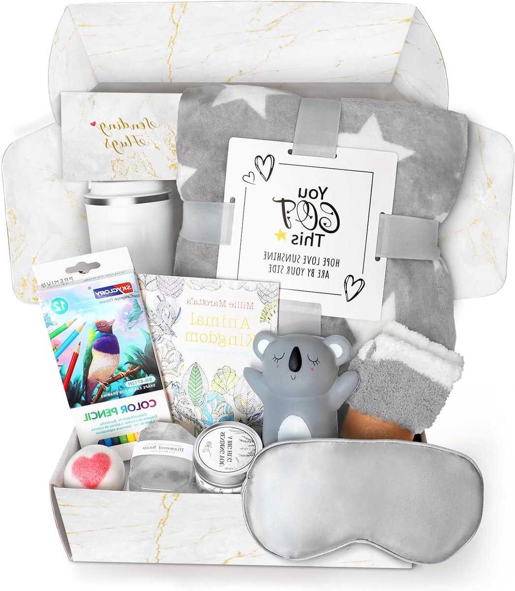 Verzorgingspakket Cadeau - Welkom Terug - Ontspanning Thuis - Extra Zacht Materiaal - 11 Delig - Wit