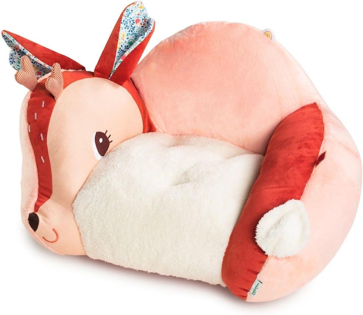 Kinderstoel - Peuterstoel Clubfauteuil - Ontspannen Lezen Spelen - Zachte Cocon Details - 50 x 50 x 40 cm - Bruin