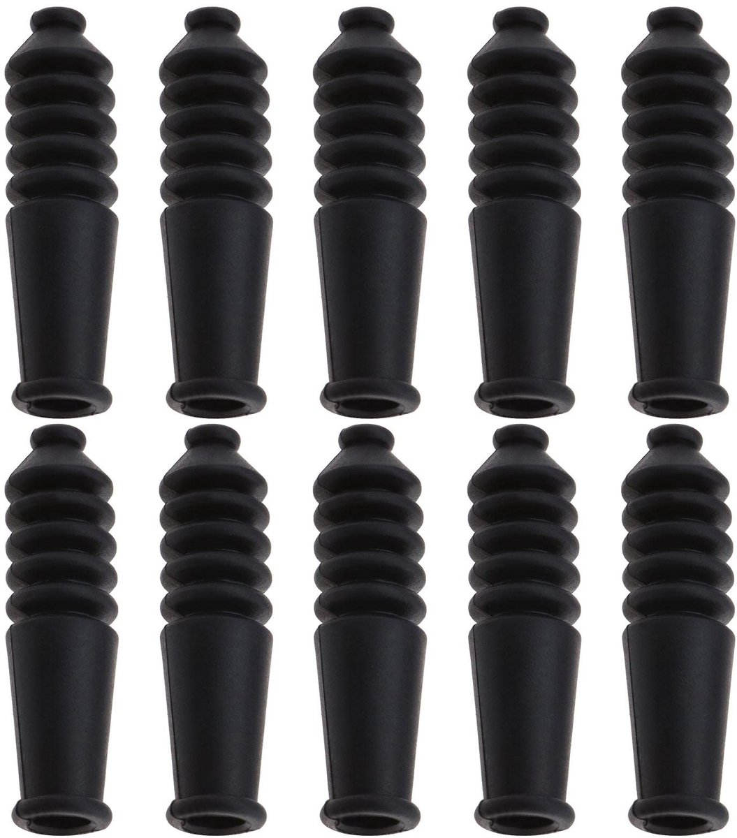 Dailygoods- V-remkabel 10 Stuks - Rubberen Beschermhoes - Waterdicht - Slijtvast - Lichtgewicht - Verbeterde Levensduur - Remkabelbescherming