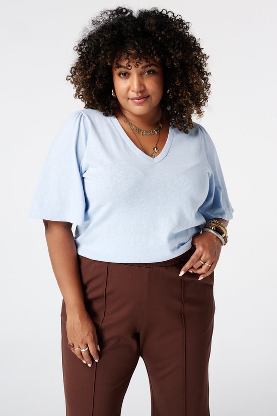 MS Mode T-shirt T-shirt met v-hals