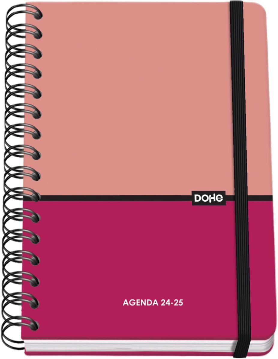 Thijox - Schoolagenda 2023-2024 A5 - Weekoverzicht - Roze - Duo - Met mythische karakters - Perfect voor school, studie, en organisatie