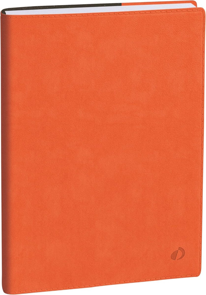 Thijox - Quo Vadis Agenda Schooljaar 2026-2027 - Eurotextagenda Dagboek Meertalig - Roma Oranje 12x17 cm - Wit Clairefontaine Papier - 12 Maanden van