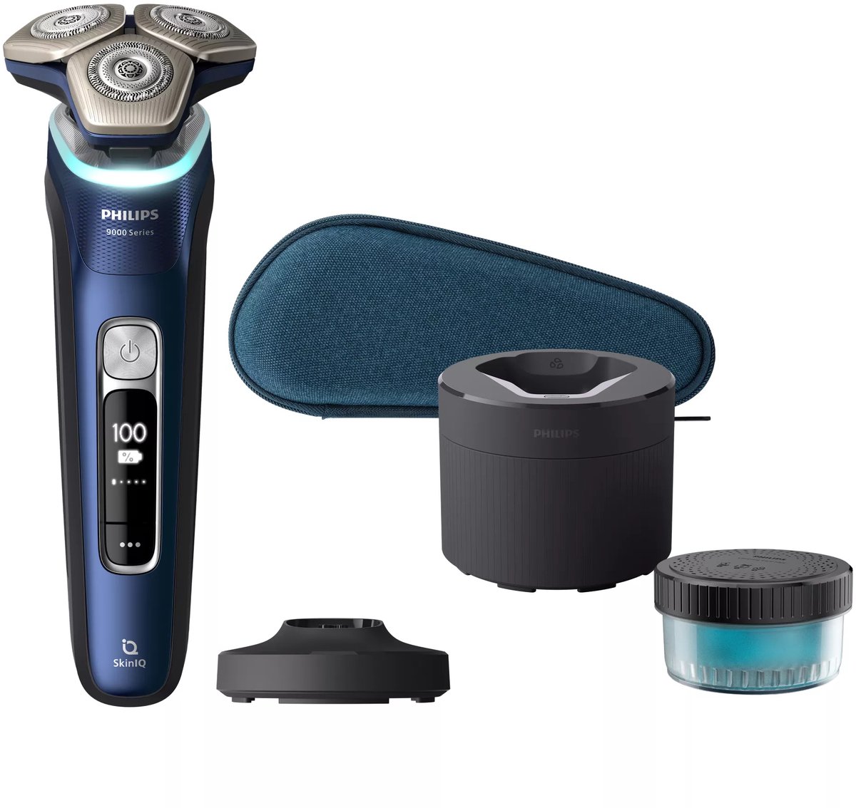 Bol.com Philips Shaver Limited Edition 9000 Series S9980/54 - Elektrisch scheerapparaat – met trimmer – mannen - Quick Clean Pod aanbieding