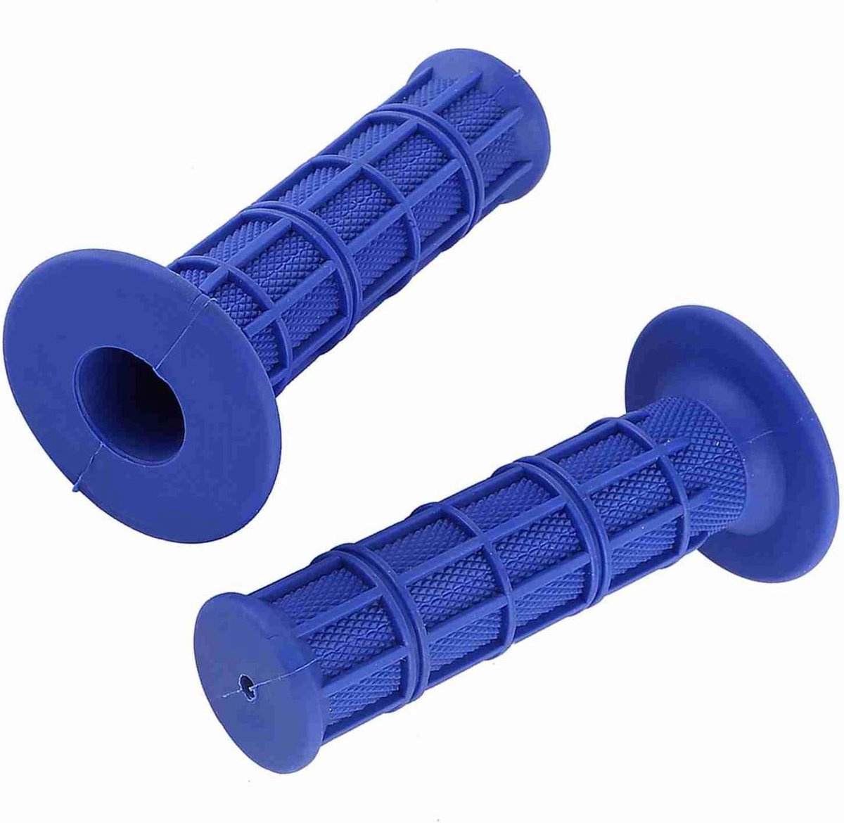 Fietsgrepen Scooter Handgrepen - Universele Rubberen Grepen - Comfortabel Rijden - Antislip Ontwerp - 22 mm 7/8 inch - Blauw