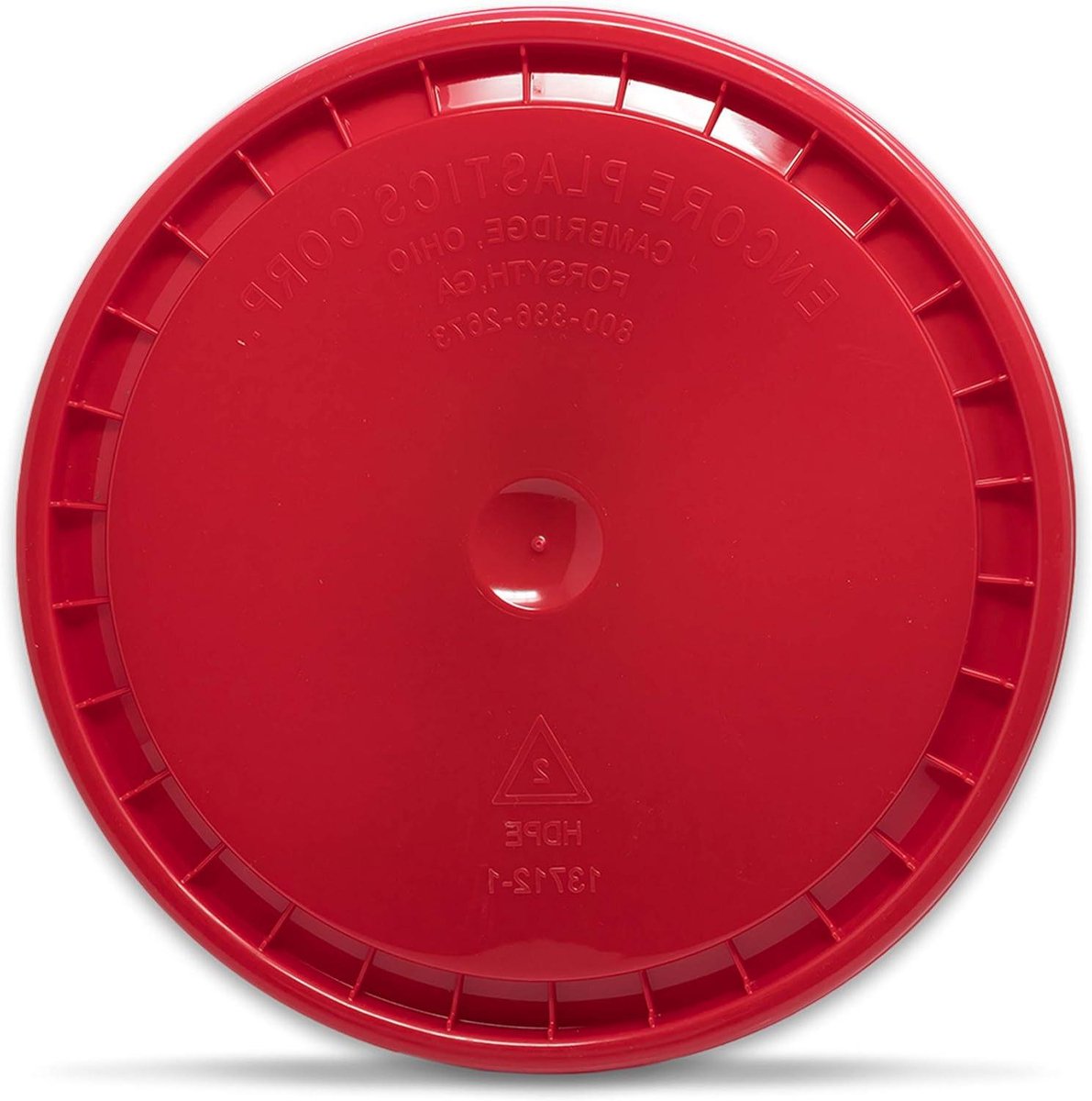 Deksel voor emmer - Opbergdeksel - Emmer Afdekken - Past op alle emmers - 31 cm diameter - Rood