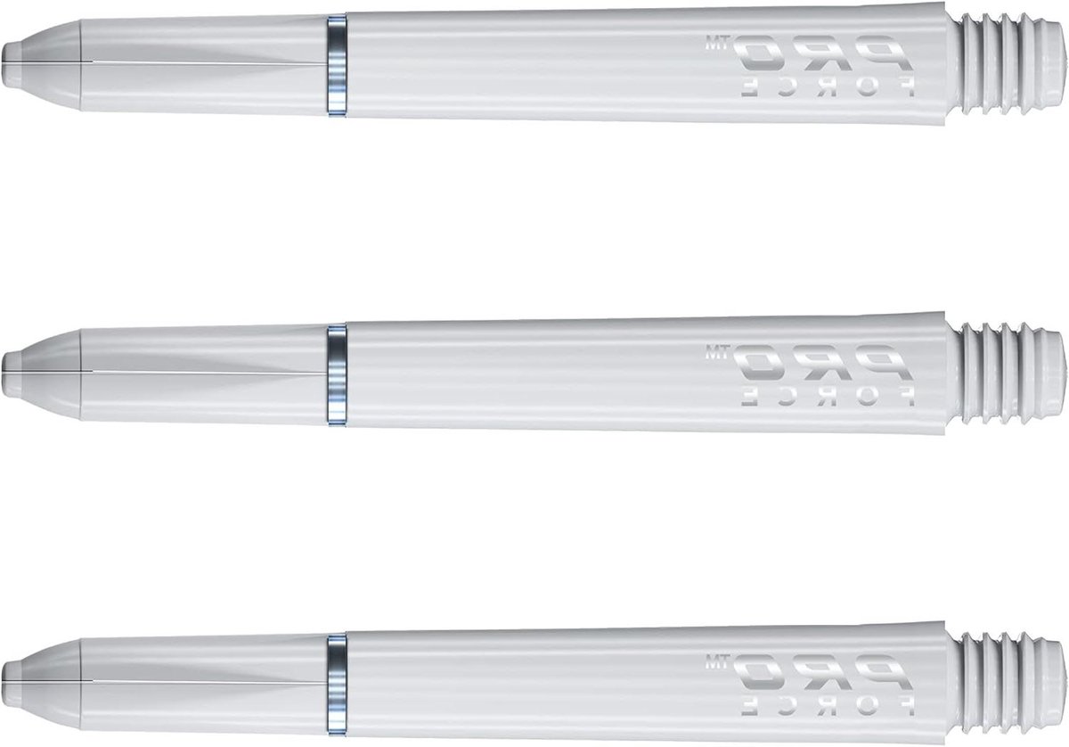 Dartstelen - Nylon schachten - Precisie Werpen - Schachtvergrendeling - 41 mm - Wit