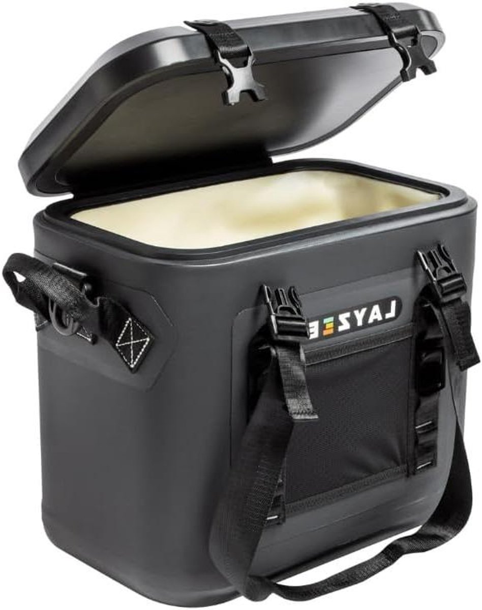 Koelbox - Koeltas - Buitenactiviteiten - Magneetdeksel - 13 liter - Antraciet