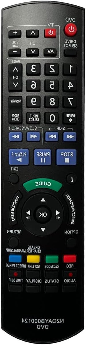 Afstandsbediening - Universele bediening - DVD speler bedienen - Alle functies origineel - 10 Meter bereik - Zwart