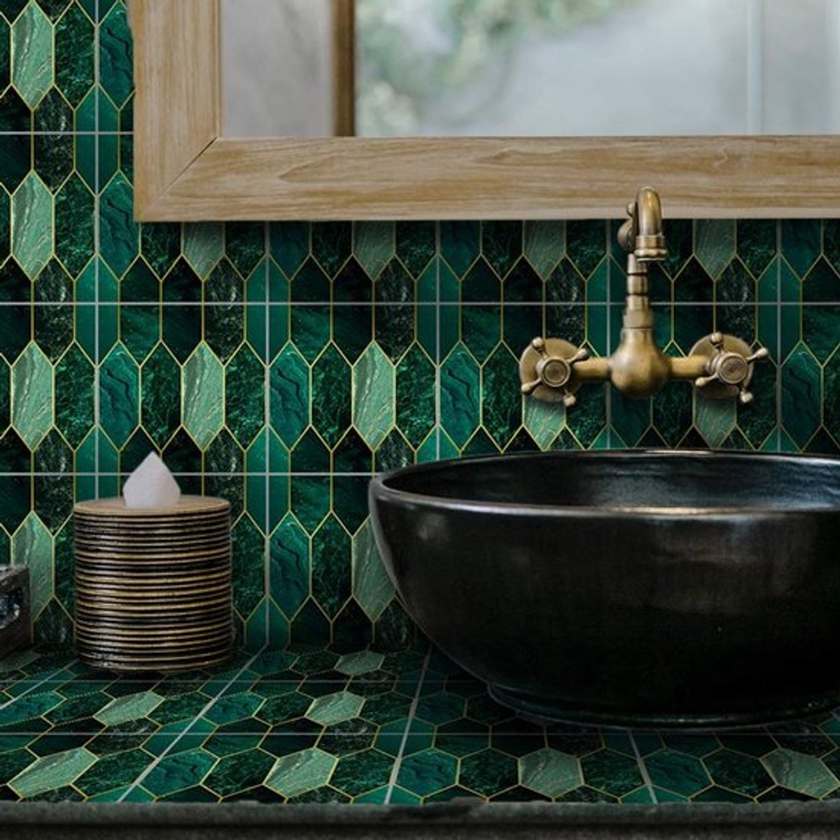 Tegellijm - Tegeltjes met tekst - Tegelstickers - Tegelhouder - Wandtegels - Set van 10 Stuks 15 x 15 cm - Tegels
