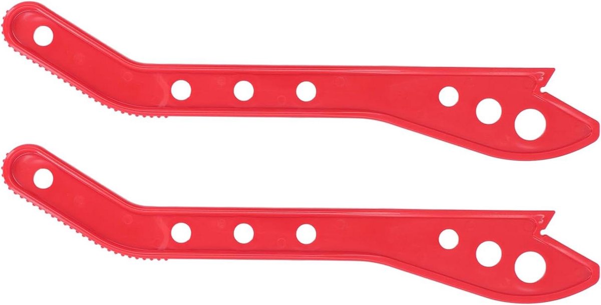 Houtbewerking Duwstokken - Duwblokken Tafelzaag - Veilig Hout Zagen - Ergonomische Comfort Grip - 2 stuks - Rood