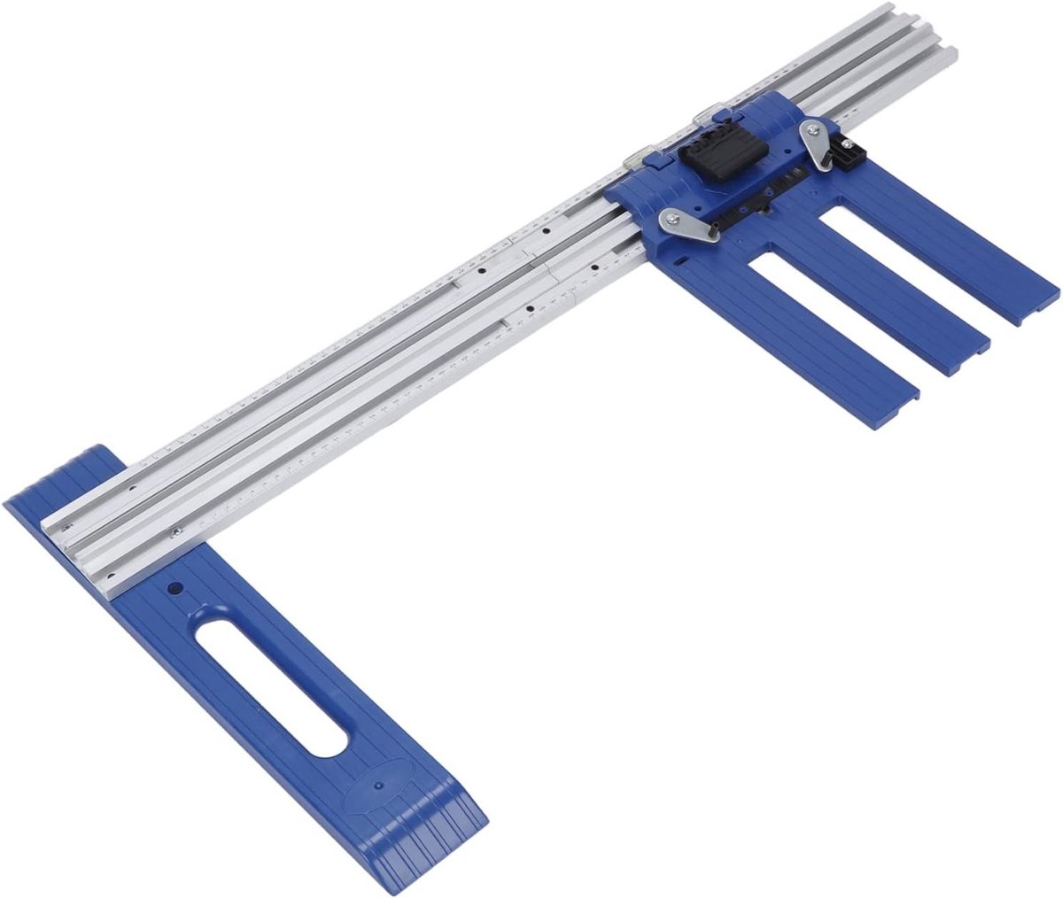 Multifunctionele Gidsrail voor Houtbewerking, Aluminium Gids voor Cirkelzaag, Precisie en Stabiliteit bij het Zagen