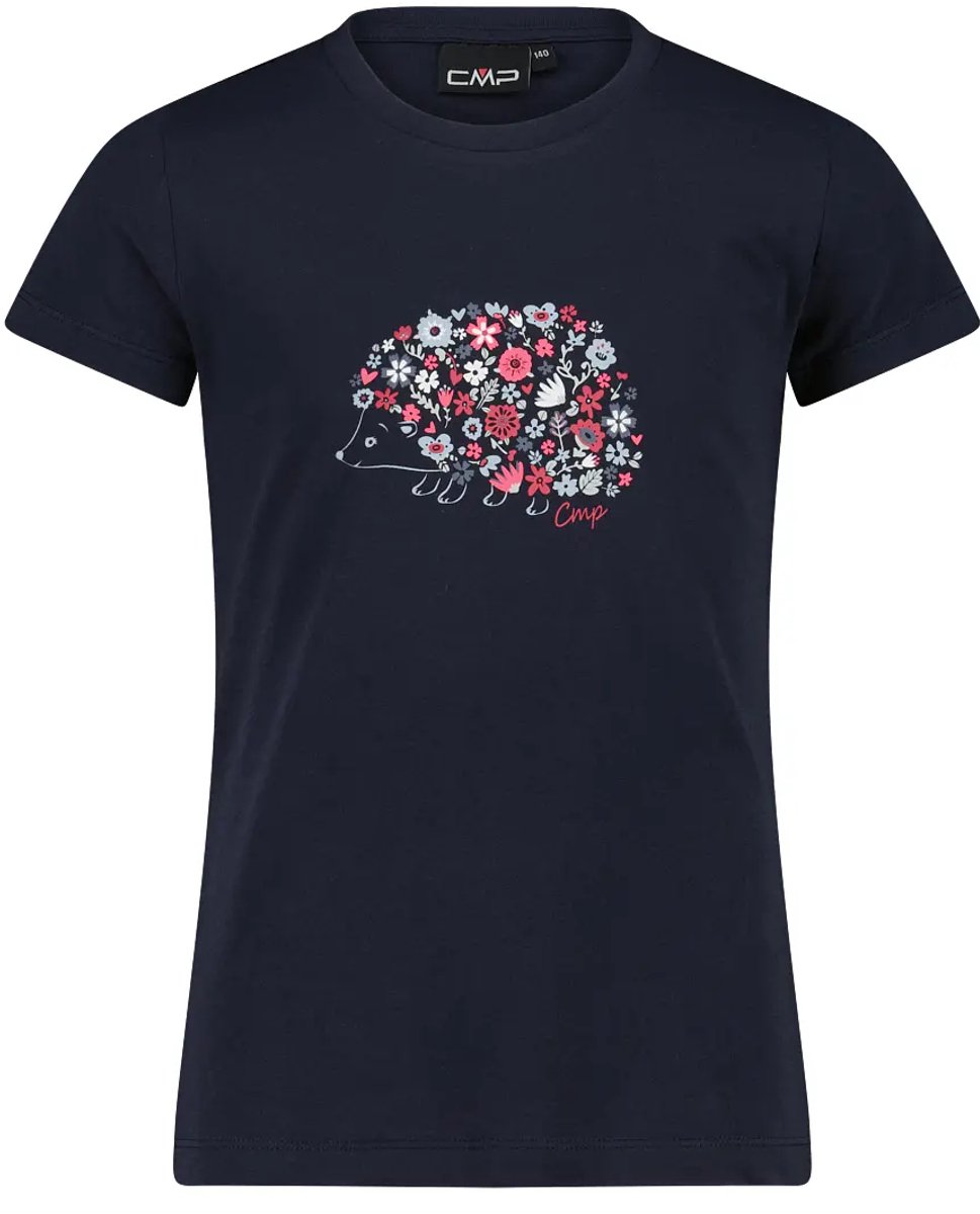 Katoenen T-shirt voor meisje CMP Zwart
