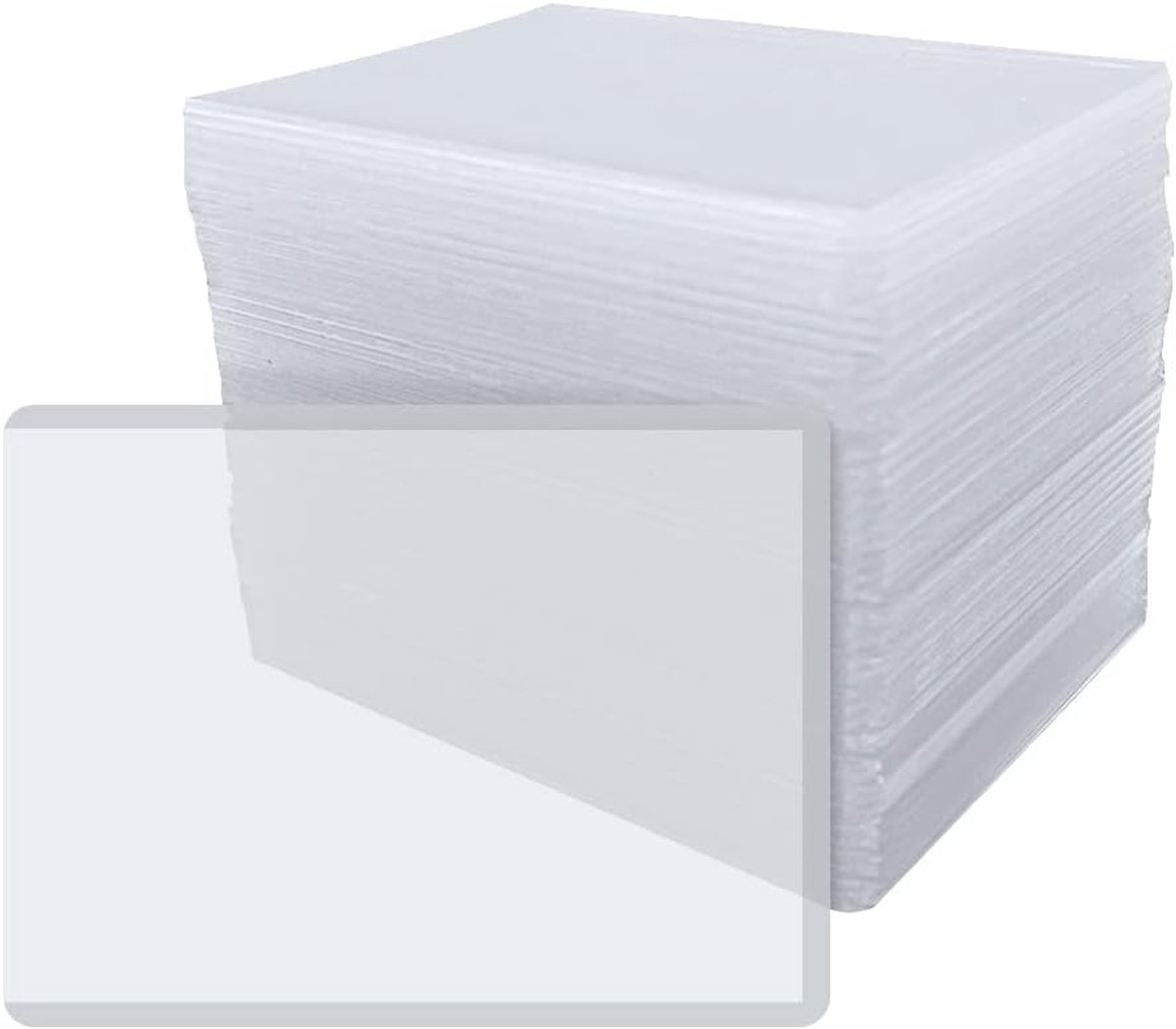 44 Stuks Duidelijke Kaartsleeves - Duurzaam, Waterdicht en Stofdicht voor Bescherming van Speelkaarten, Verzamelkaarten en Sportkaarten, 76×102mm