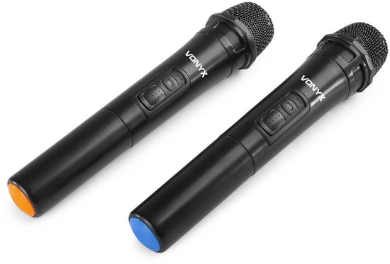 Vonyx VSA700 ABS 15 portable speaker met 2x draadloze microfoon en speakerbeschermhoes - 1000W van Vonyx — afbeelding 3