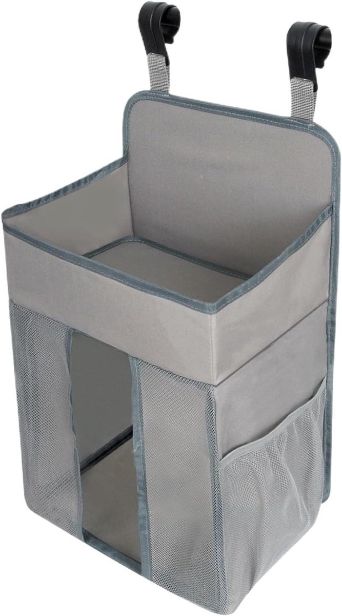 Luier Organizer - Luierhouder Commode - Babykamer Organiseren - Veelzijdige Montage - 27.5 x 20 x 51 cm - Grijs