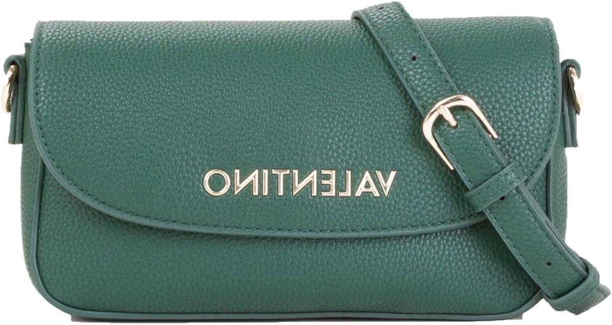 Schoudertas Dames - Crossbody tas - Dagelijks gebruik - Stijlvolle flap bag - 22 x 12 cm - Donkergroen
