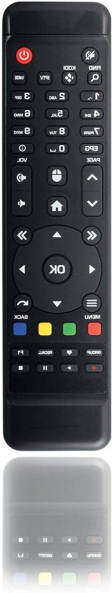 Vervangende Afstandsbediening - Universele afstandsbediening - TV Bediening - Geen installatie nodig - 10 Meter bereik - Zwart