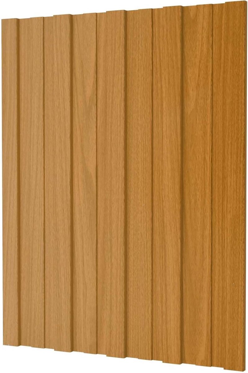 Dakpanelen - Dakelementen Golfplaten - Schuur Overkappen - Verzinkt Staal - 60 x 45 cm - Natuur