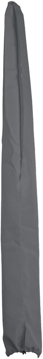 Beschermhoes voor aluminium parasol N23 2x3m, hoes met koord ~ antraciet