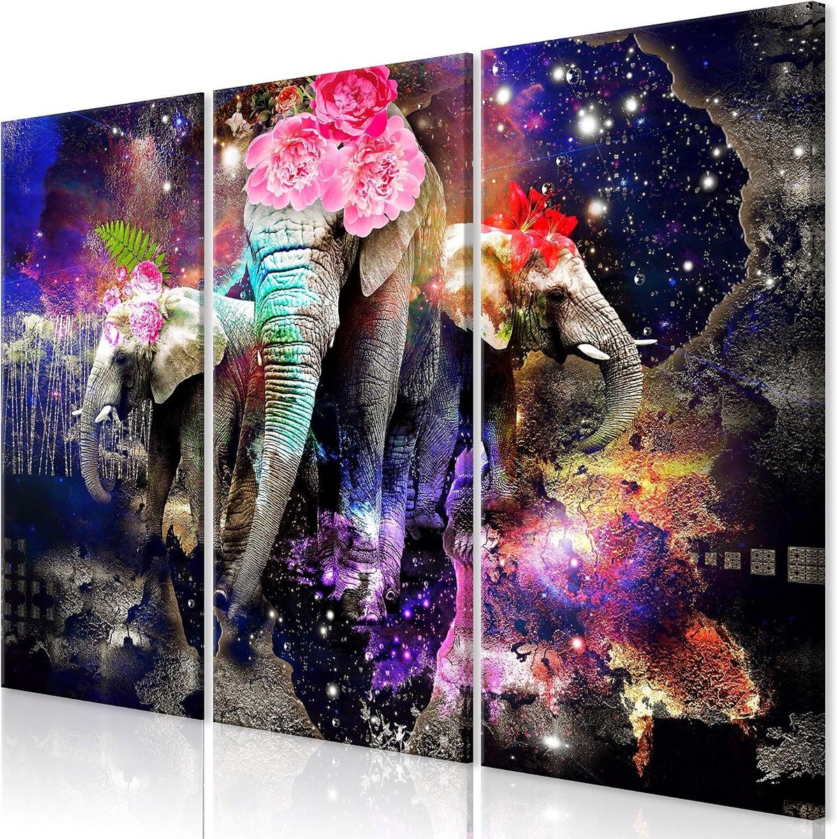 Akoestisch Schilderij - Geluidsabsorberend Paneel - Ruimteverbetering - Canvas met Schuim - 120x80 cm - Abstract