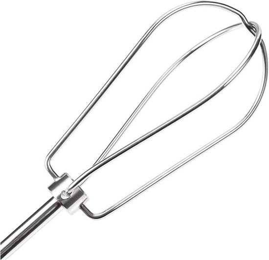 Eierkloppers Opzetstuk - Mixer Accessoire - Beslag Maken - Roestvrij Staal - 2 stuks - Zilverkleurig — afbeelding 3