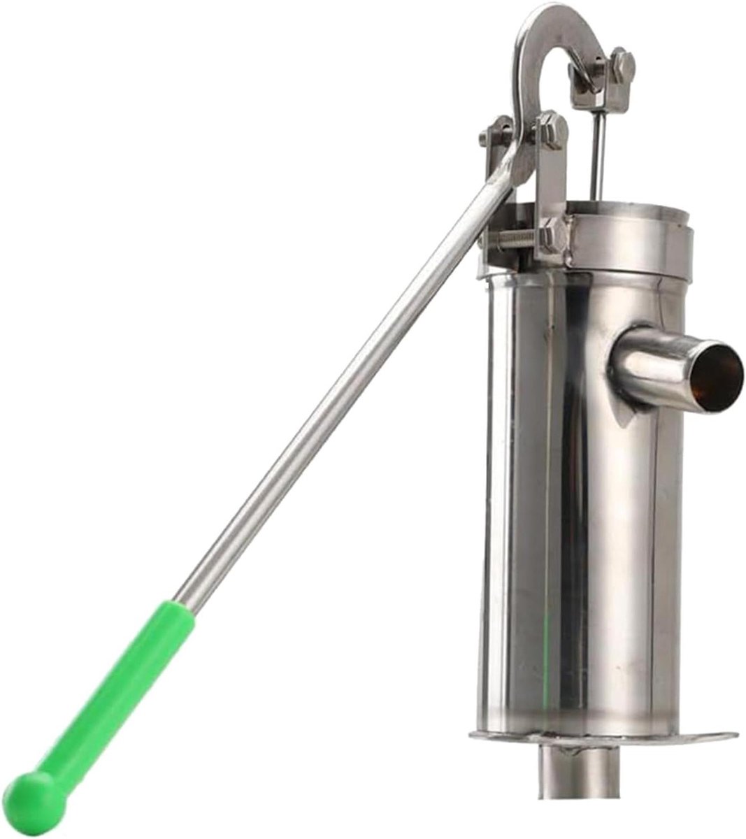 Handwaterpomp - Fonteinpomp Tuin - Water Verplaatsen - Roestvrij Staal Gepolijst - 1500 gram - Meerkleurig