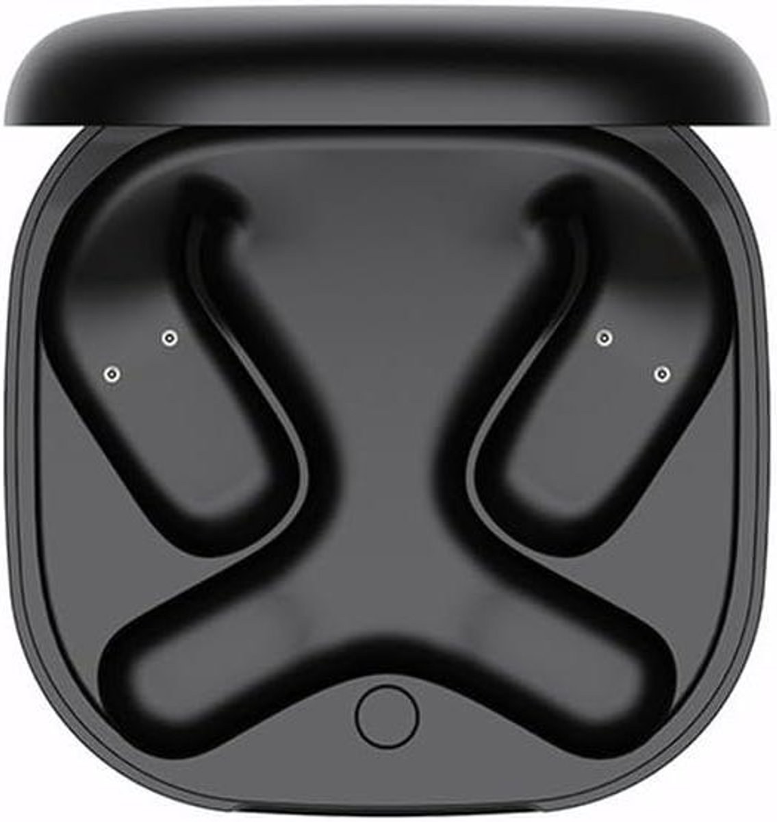 Oplaadcase - Oplaaddoosje - Oortjes Opladen - Hoge Capaciteit - 7 x 7 x 3 cm - Zwart