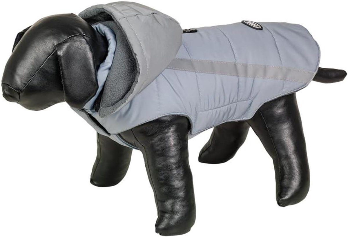 Hondenjas Reflect - Honden winterjas - Hond warm houden - Water- en winddicht - 44 cm - Grijs