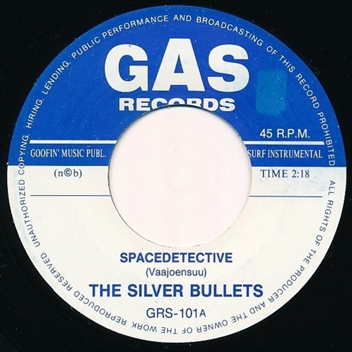 Silver Bullets - Space Detective (7" Single)