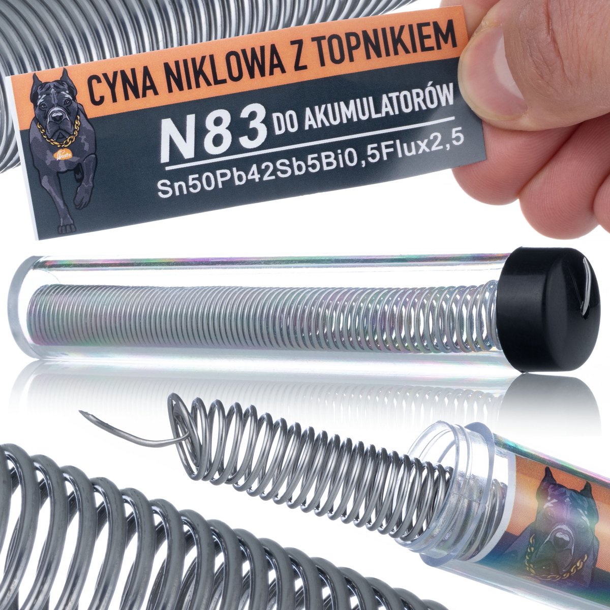 Rosfix Soldeertin Flesje - Sn50Pb42 0,8mm Precisie - 13g, 183-215°C - Voor Elektronica en Nikkel