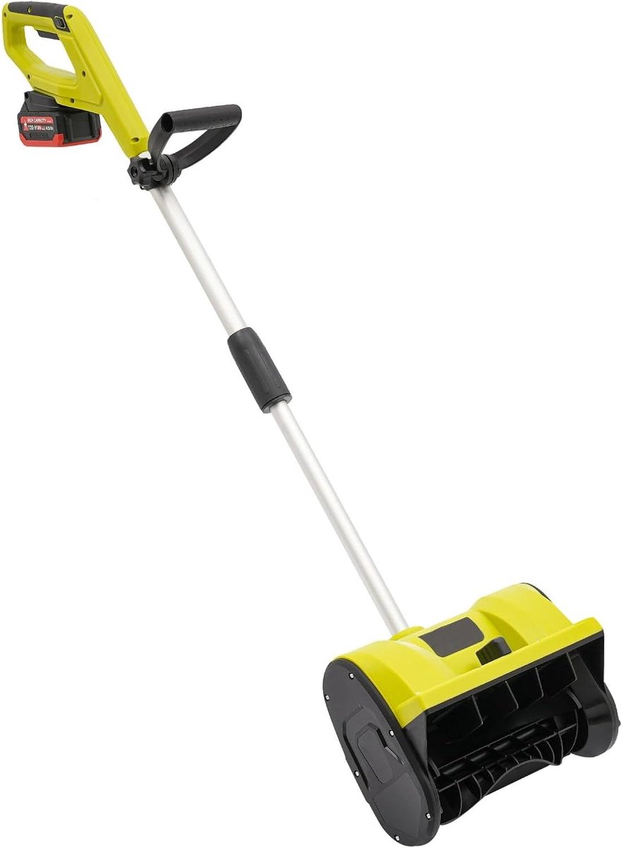 Sneeuwblazer - Sneeuwschuiver Draadloos - Sneeuwruimen - 1200W Krachtige Motor - 16 cm Opnamehoogte - Groen