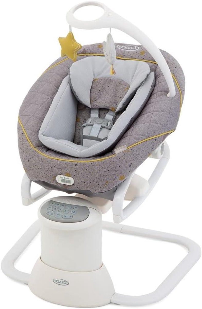 Babyschommel en wip - Draagbare schommel - Baby ontspannen - Meerdere schommelrichtingen - Tot 9 kg - Stargazer