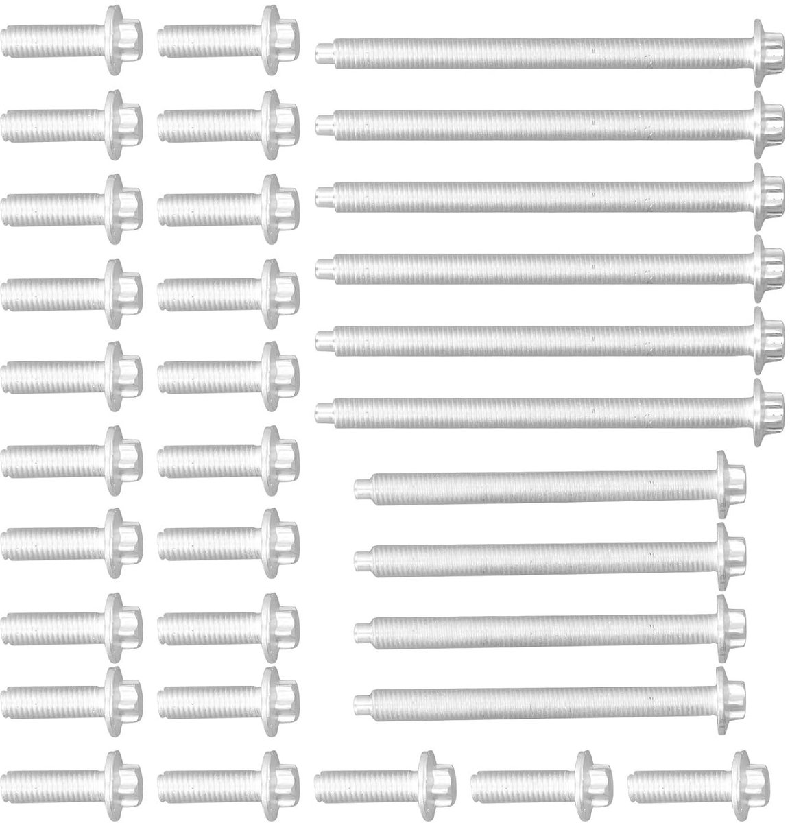 Schoenplaatjes en Schroeven Set van 33 Stukken voor Motorolie, Hoogwaardige Vervangonderdelen voor E88 E90 E91 E92 F23 F80 F61