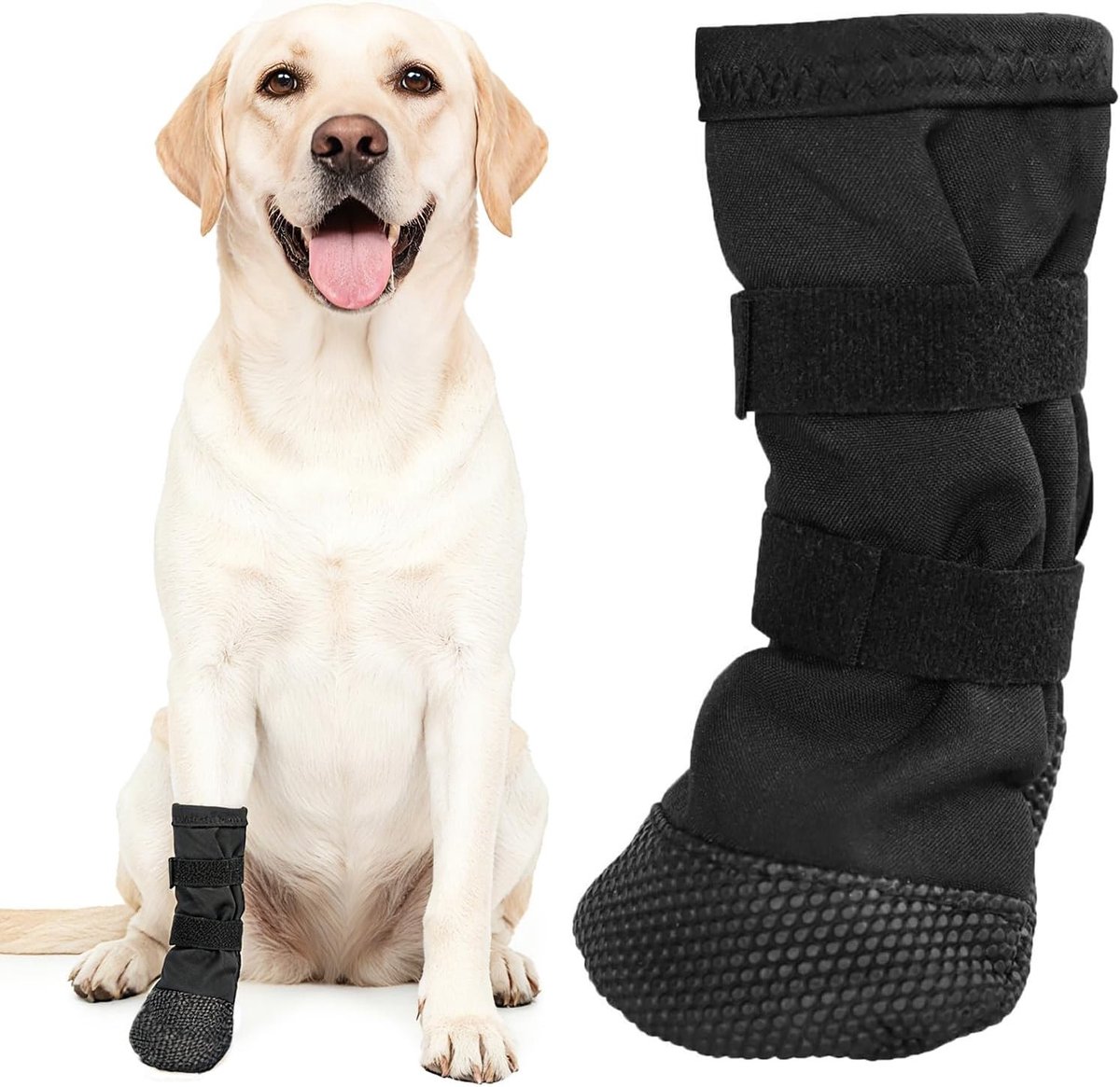 Honden schoenen voor buiten, bescherming van de poten, herstel en comfort voor actieve honden, maat L