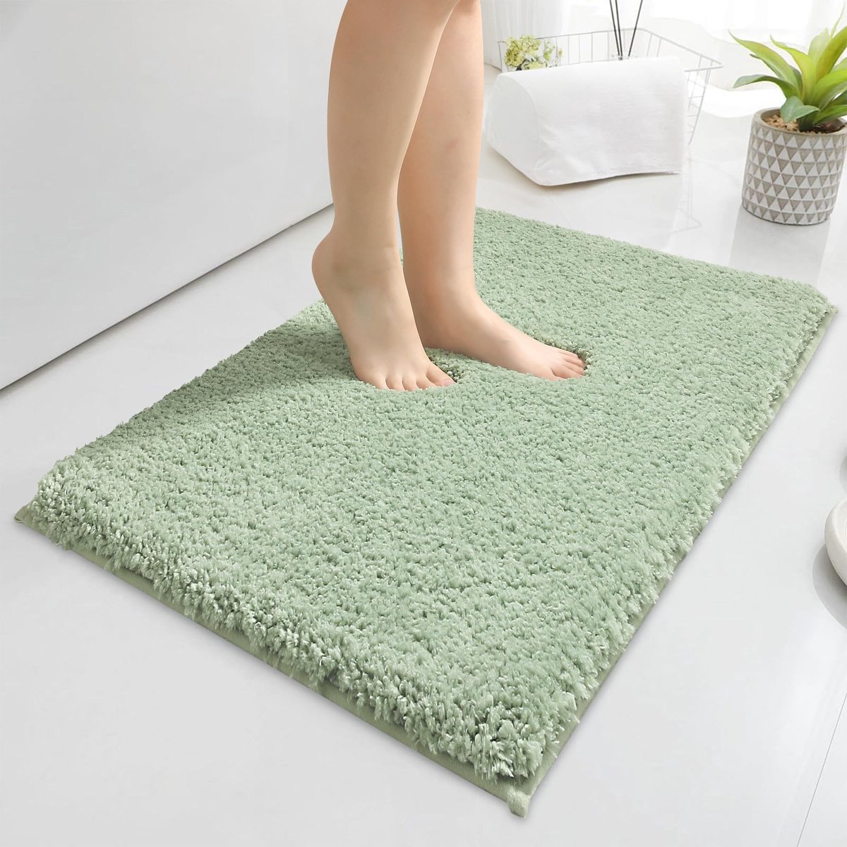 Omgoods - Antislip Badmat 50x80cm, Absorberend en Machinewasbaar
