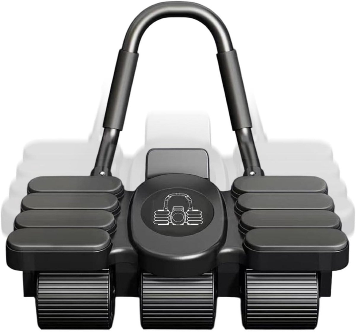 Ab Roller Wiel - Buikspierroller Trainingswiel - Buikspieren Trainen - Automatische Rebound Functie - 39 x 20 x 11 cm