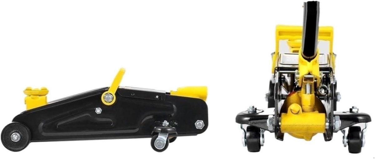Hydraulische Vloerkrik - Autokrik Krik - Auto Onderhoud - Laag Profiel Ontwerp - 2 Ton - Zilver