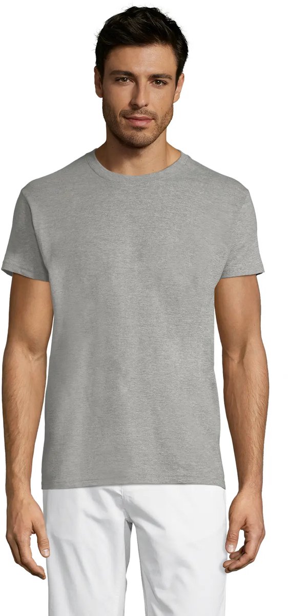 SOL'S Unisex Round-neck Tee-Shirt Titan L04728 - Grey Melange - M