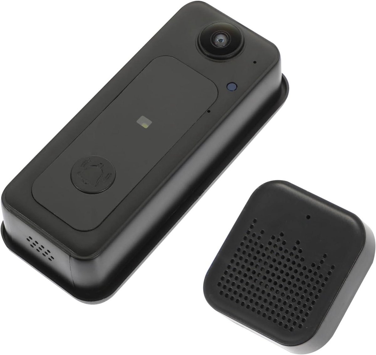 Draadloze Deurbel - Videodeurbel Camera - Veiligheid Thuis - Nachtzicht Functie - 11 x 4.5 x 2.4 cm - Zwart
