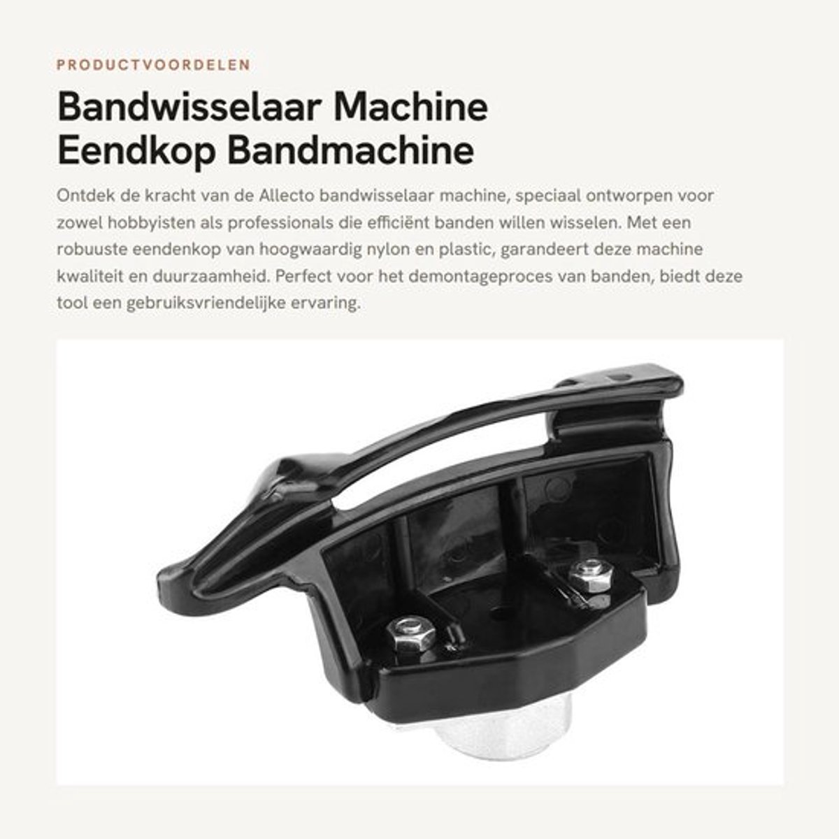 Bandwisselaar Hoogwaardige Nylon - Eendkop - Demontage Gereedschap - Slijtvast - Veilig - Nauwkeurige Sleutelpositie - Banddemontage