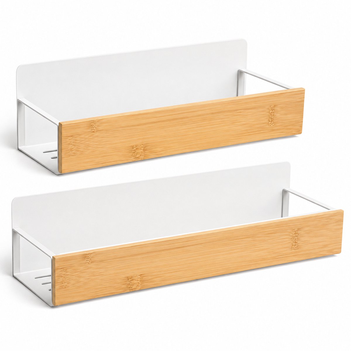 Magnetisch Koelkastrek Set Van 2- Kruidenrek - Opbergrek Metaal - Voor Het Opbergen En Organiseren Van Kruiden In De Keuken