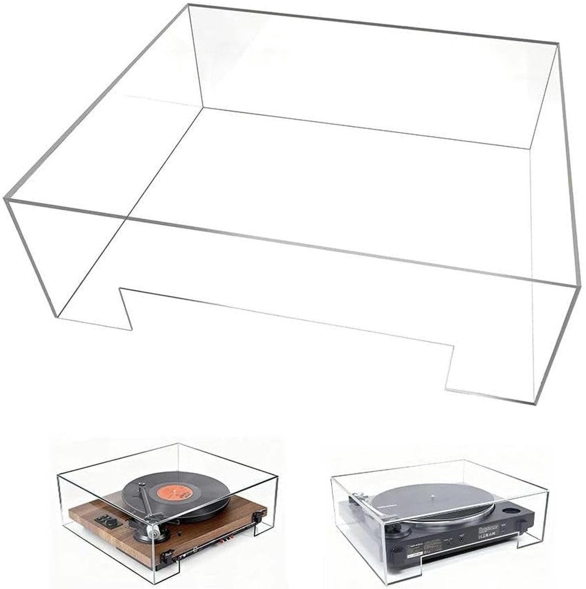 Omgoods - Universele Acrylstofkap voor Platenspeler
