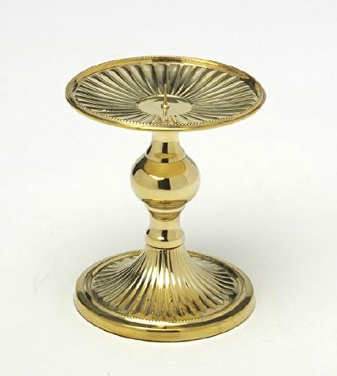 Messing Vaas - Gouden Vaas - Decoratie Huis - Gepolijst Oppervlak - 15 x 13 cm - Goud