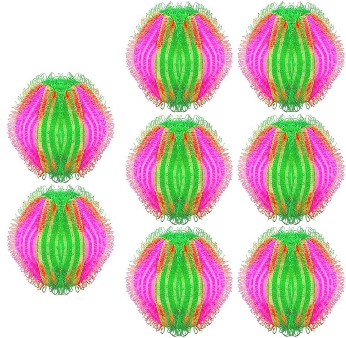 Haarvangers voor Wasmachine - Pluisverwijderaars Was - Kleding Wassen - Nylon Hoge Dichtheid - 8 stuks - Blauw