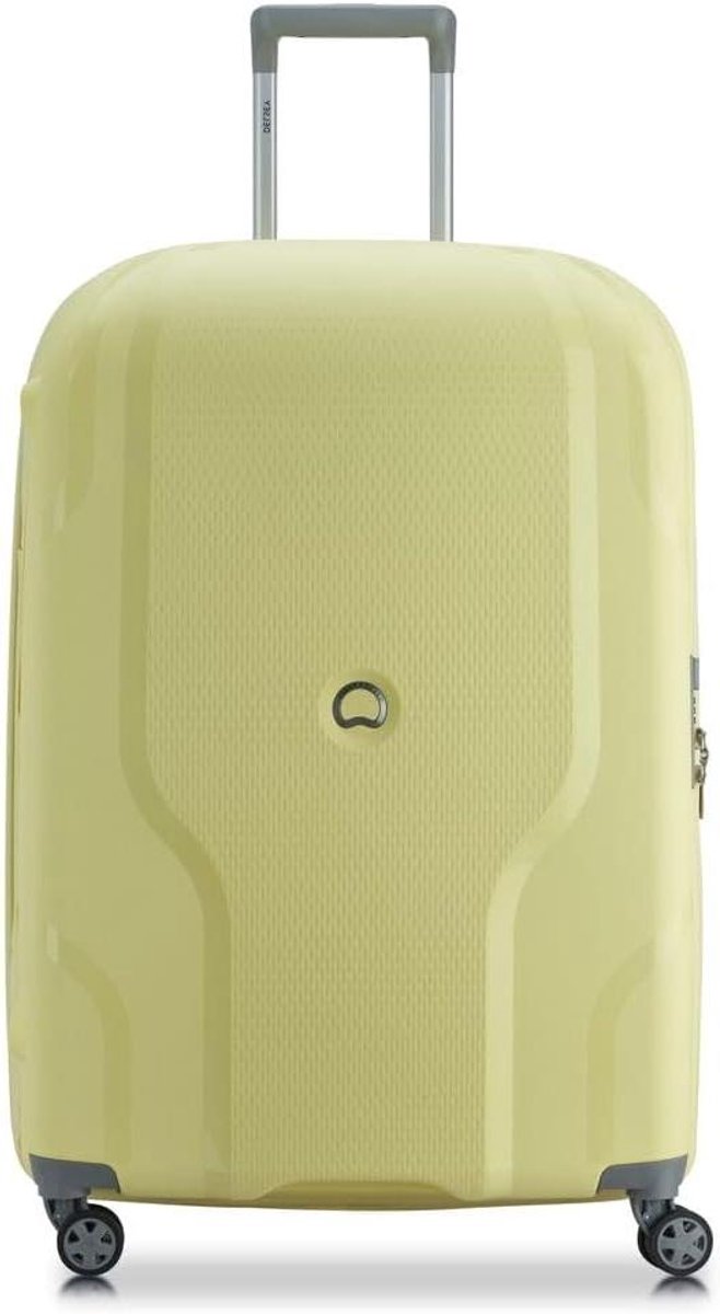 Koffer - Reiskoffer Koffer - Veilig Reizen - Lichtgewicht Duurzaam - 99 liter - Lichtgeel