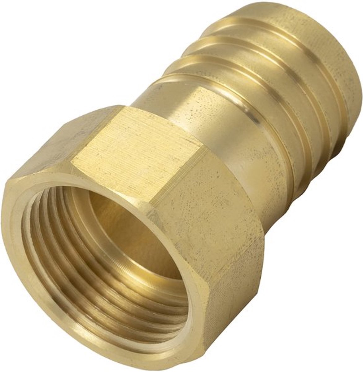 Slangverbinding - 1 inch - Koppeling voor irrigatiesystemen - Ø30 mm - Adapter van messing - Voor 38 mm sleutel - Duurzaam